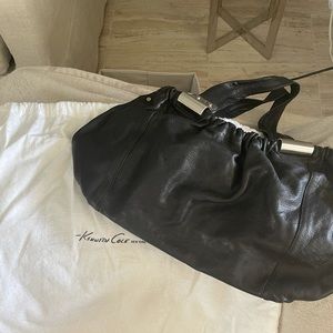 Kenneth Cole black leather purse.